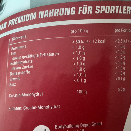 Bodybuilding Depot  Creatin M200 500g