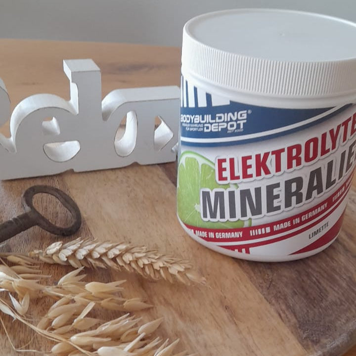 Elektrolyte Mineralien Pulver  Limette 450g Bodybuilding Depot