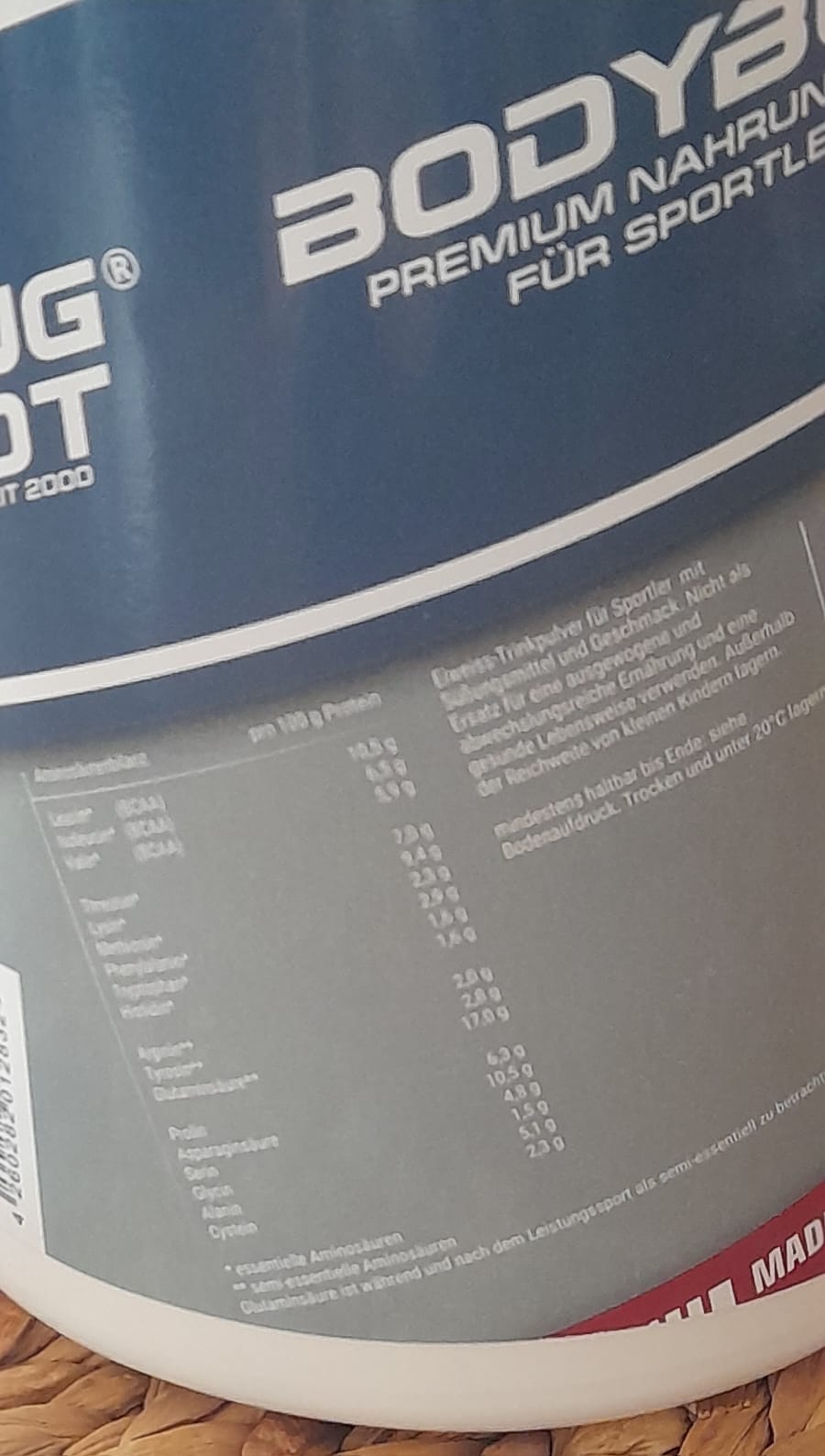 Bodybuilding Depo /WPG 85 Clear Whey- Granulat 1 KG Südamerikanische Kirsche