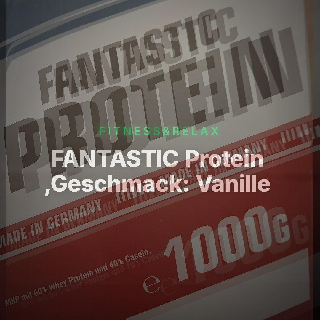 FANTASTIC Protein ,Geschmack: Vanille,  laktosearm – Clean Showcase